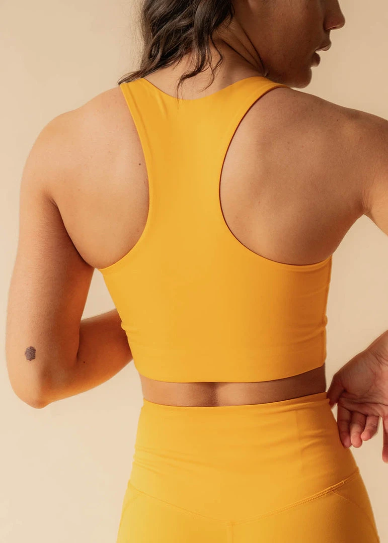 Girlfriend Collective Paloma Bra- Golden Glow Studio Lover