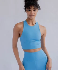 Girlfriend Collective Dylan Tank Bra- Haze