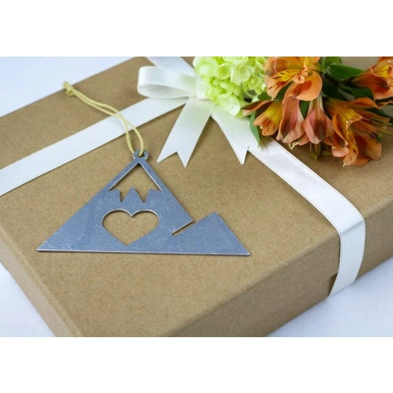 Iron Maid Art Mountains Metal Holiday Gift Christmas Ornament Home Page