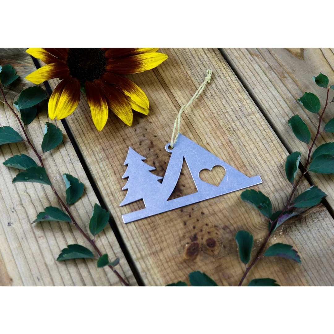 Iron Maid Art Camping Camp Metal Holiday Gift Christmas Ornament Home Page