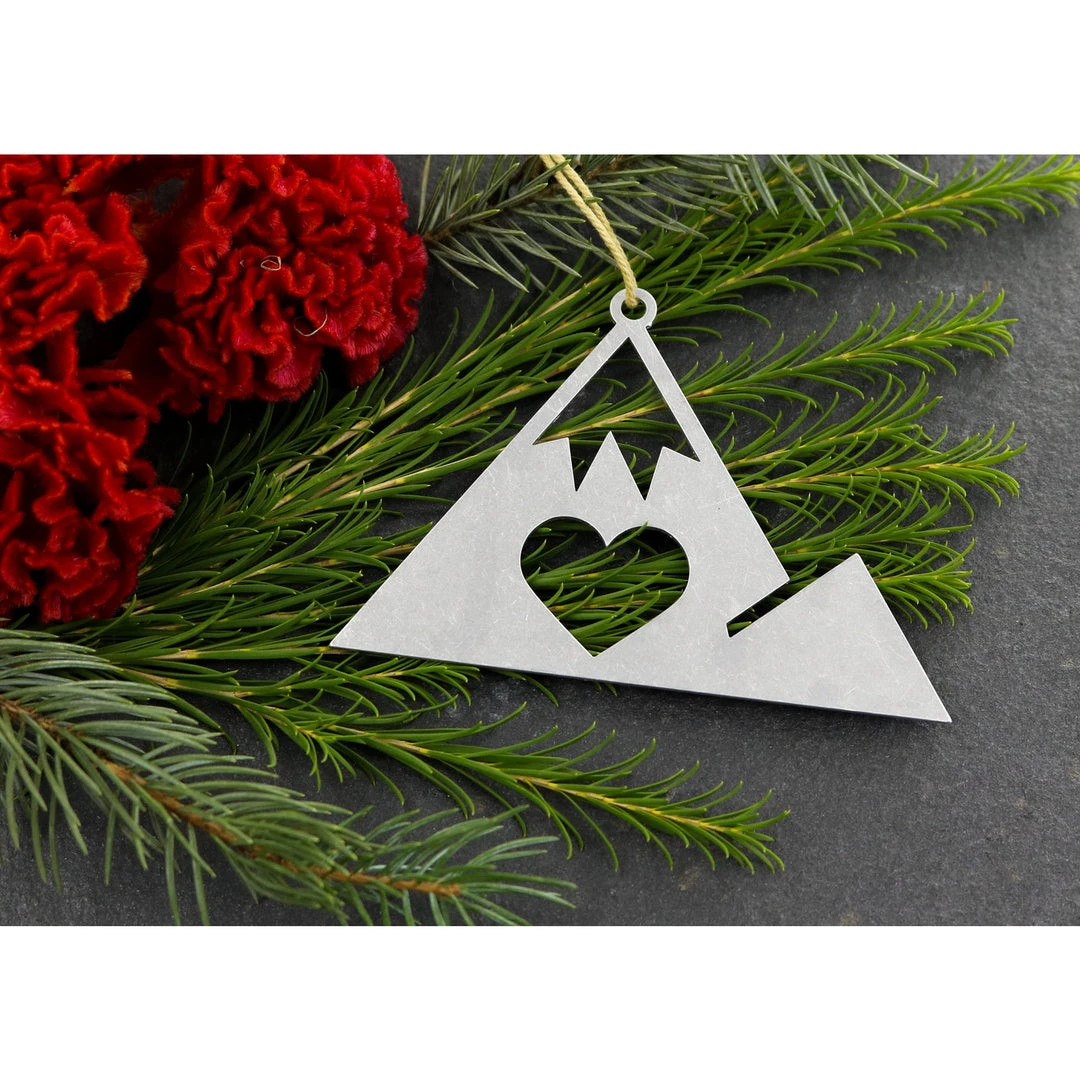 Iron Maid Art Mountains Metal Holiday Gift Christmas Ornament Home Page