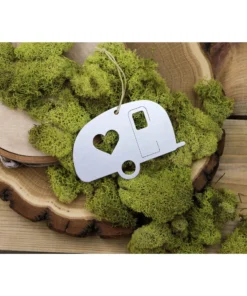 Iron Maid Art Home Page Camper Trailer Metal Holiday Gift Christmas Ornament