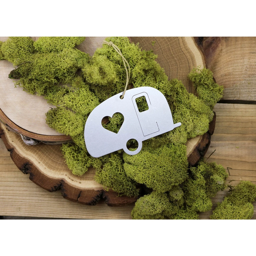 Iron Maid Art Home Page Camper Trailer Metal Holiday Gift Christmas Ornament