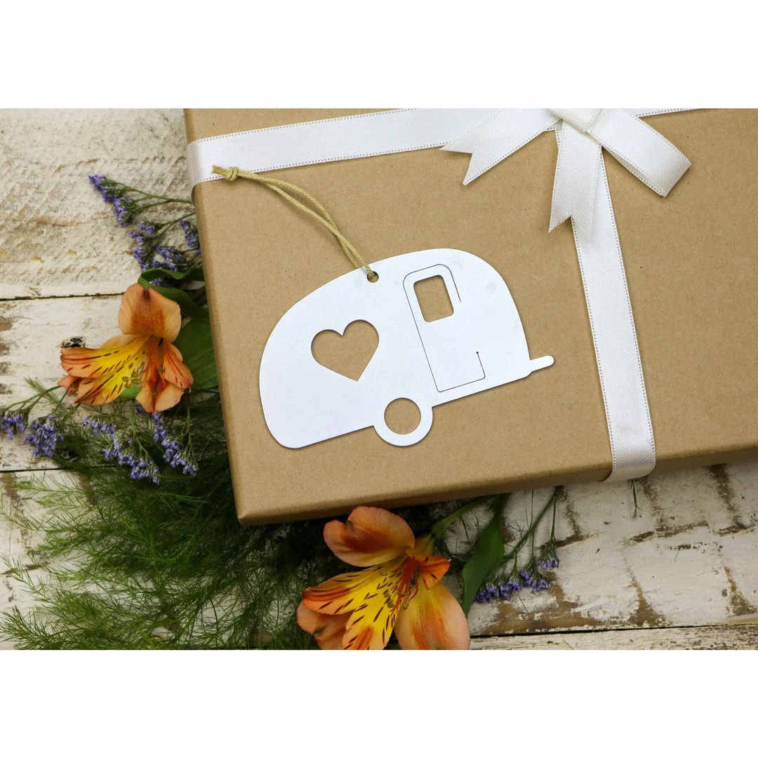 Iron Maid Art Home Page Camper Trailer Metal Holiday Gift Christmas Ornament