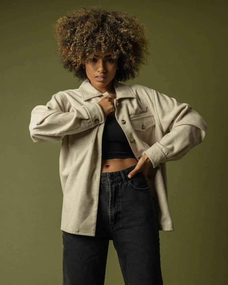 Wondery. Wild Soul Embroidered Button Down Home Page