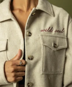Wondery. Wild Soul Embroidered Button Down Home Page