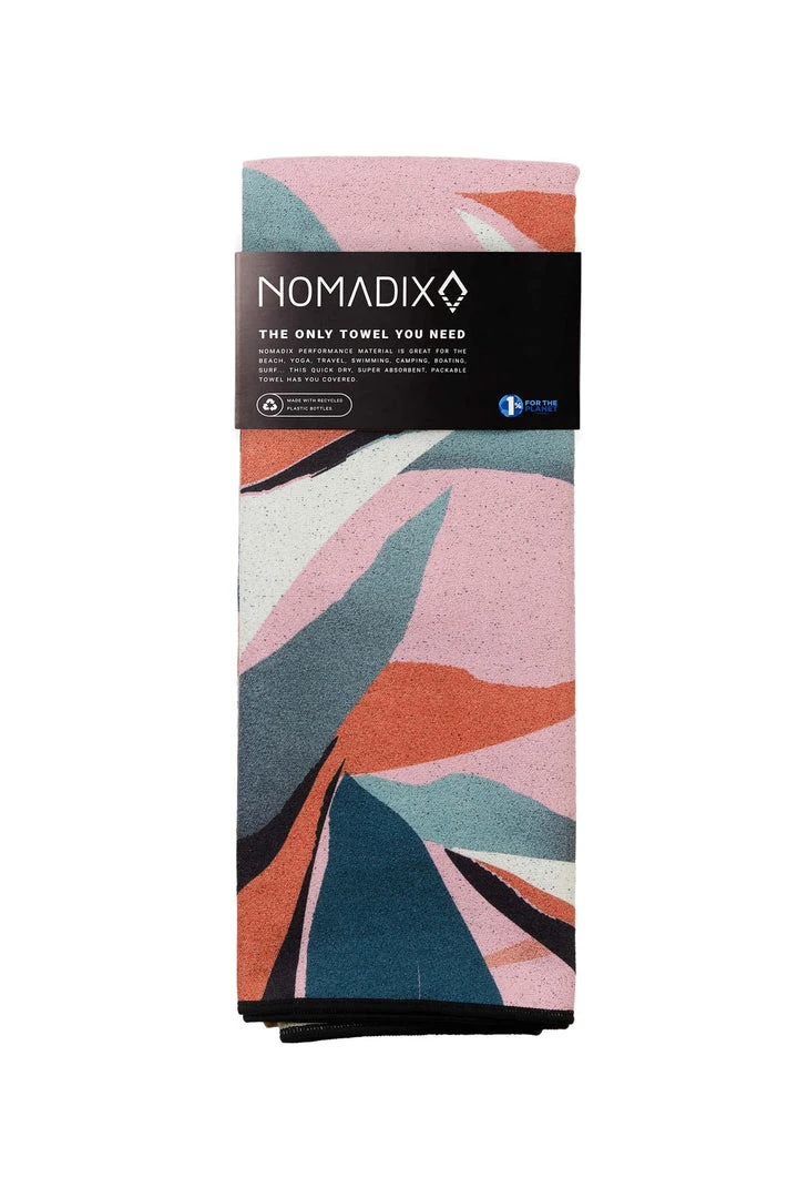 Camping Gear Nomadix Leafy Pink Go-Anywhere Towel