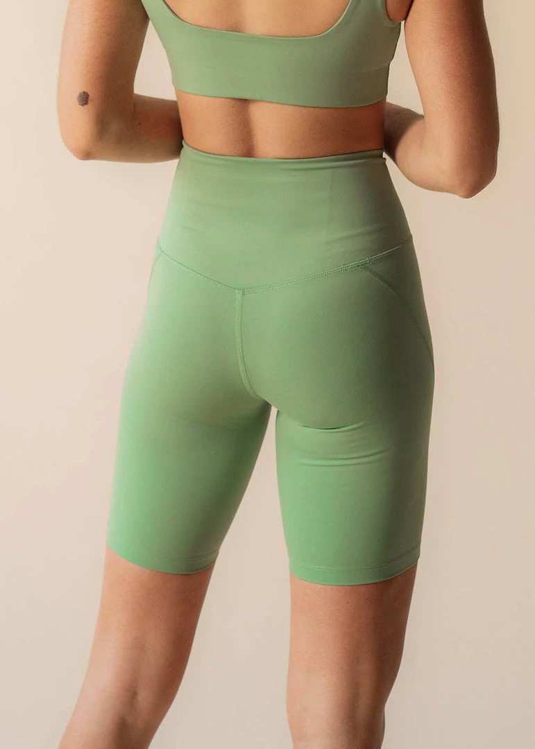 Girlfriend Collective Studio Lover Hight-Rise Bike Short- Mantis