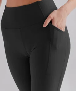 Girlfriend Collective High-Rise Pocket Legging - Black