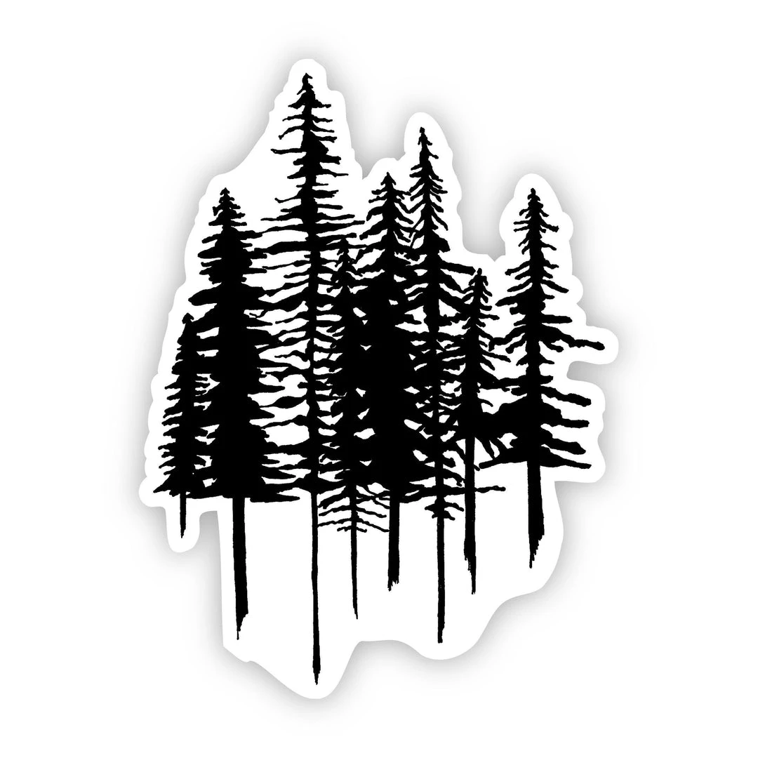 Big Moods Trees Nature Weatherproof Sticker