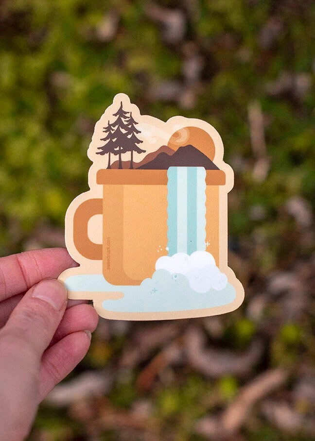 Amanda Weedmark Thirst For Nature Sticker Home Page