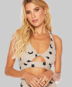 Beach Riot TWIST TOP TAUPE MOON & STAR Home Page