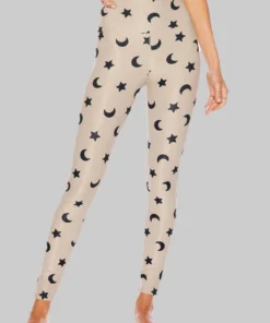 Beach Riot Ayla Legging Taupe Moon & Star