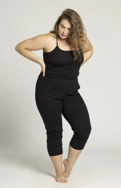 Ripple Yogawear Home Page Organic Cotton Yoga Crop Jumpsuit