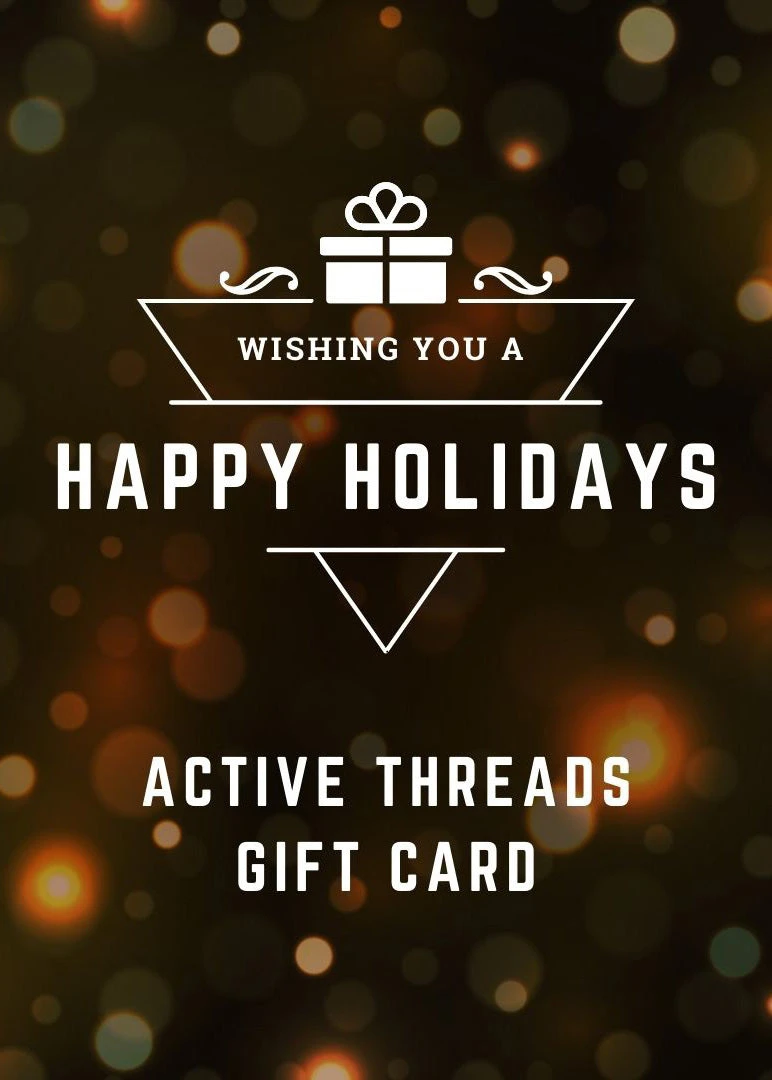 Active Threads Happy Holidays Gift Card Home Page