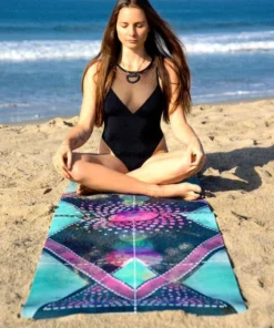 Vagabond-goods Cosmica Microfiber Yoga Towel