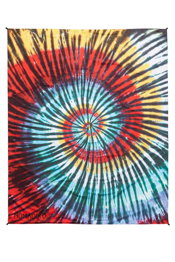 Nomadix Tie Dye Multi Festival Blanket Home Page