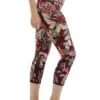 Yoga Democracy Studio Lover Fun Gal Printed Yoga Crop Leggings