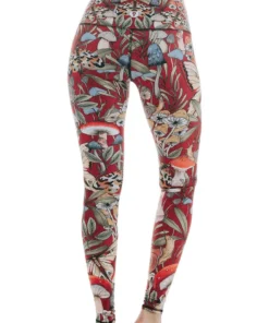 Yoga Democracy Fun Gal Printed Yoga Leggings