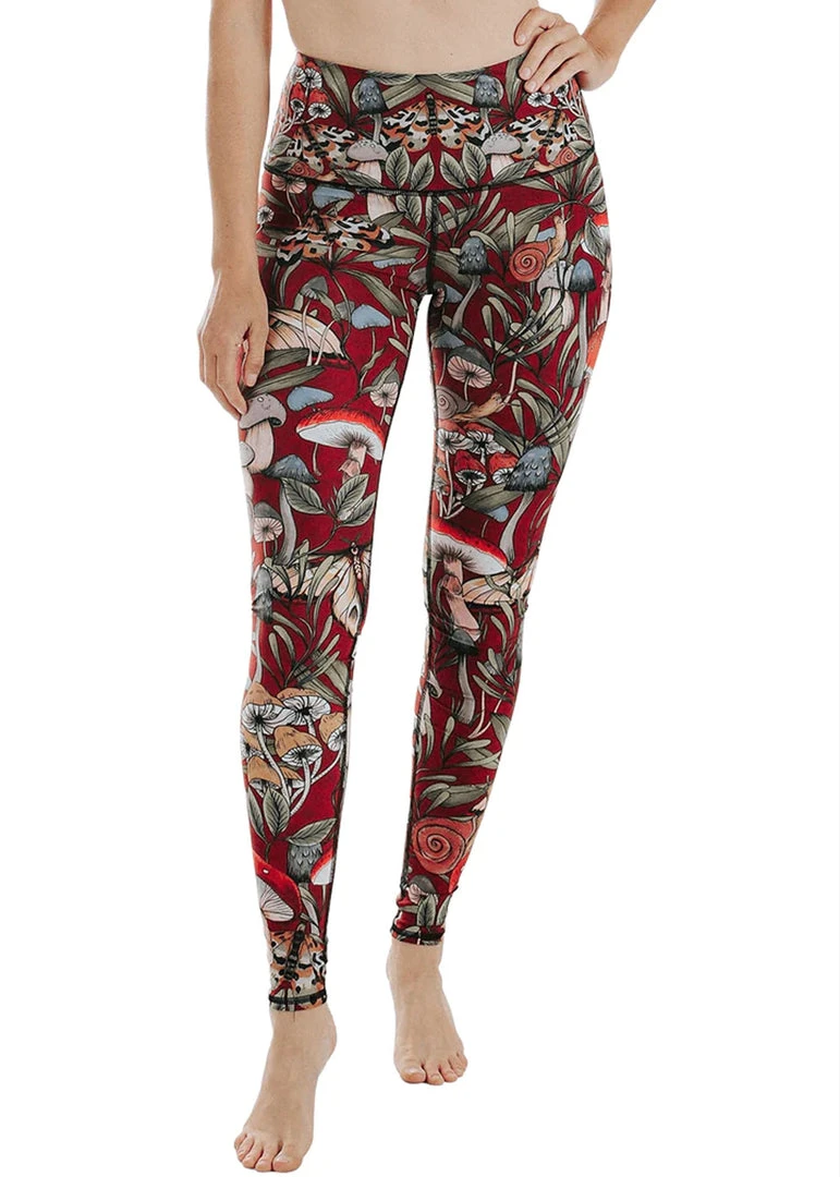 Yoga Democracy Fun Gal Printed Yoga Leggings