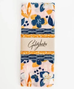 Goldilocks Beeswax Food Wraps: Blueberry Set Of 3 Camping Gear