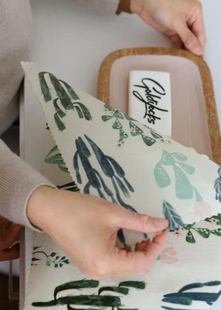 Goldilocks Camping Gear Beeswax Food Wraps: Cacti Set Of 3