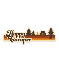 Amanda Weedmark Home Page Happy Camper Bumper Sticker