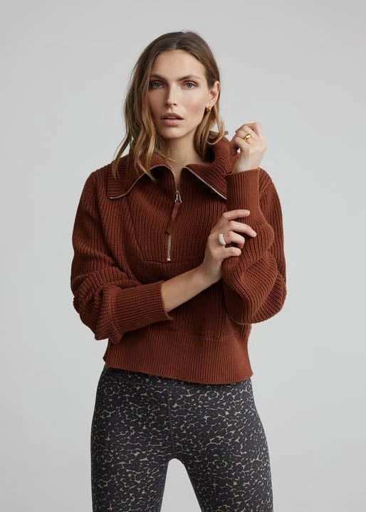 Varley Mentone Half-Zip Knit Pullover
