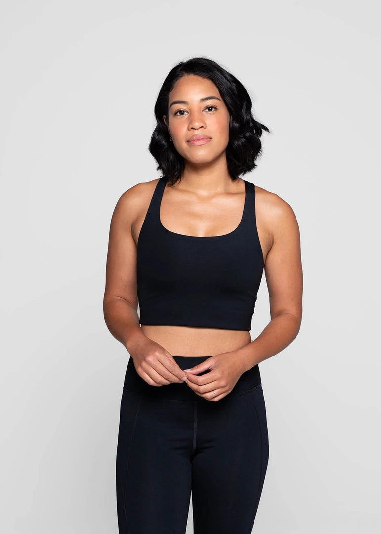 Girlfriend Collective Paloma Bra- Black