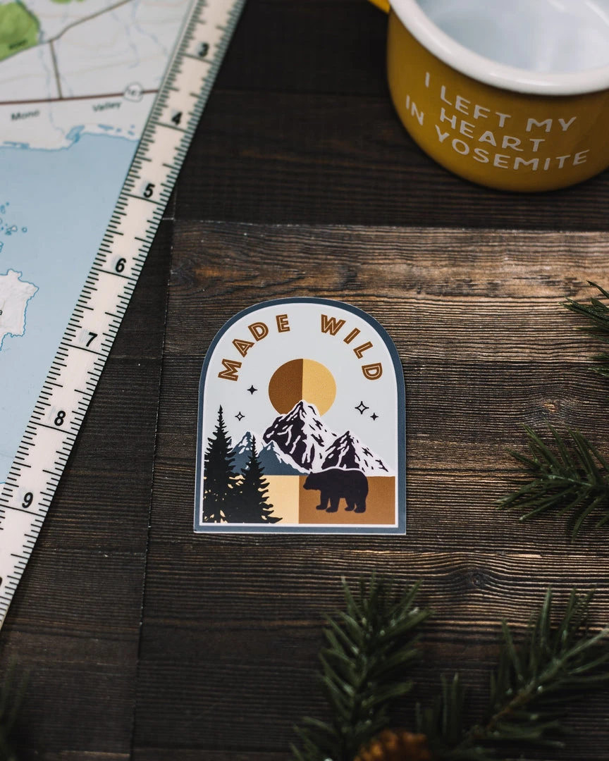 Wondery. Made Wild Bear Sticker Home Page