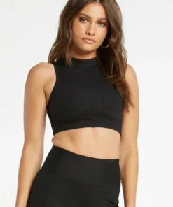 YEAR OF OURS Ribbed Mockneck Bra Home Page