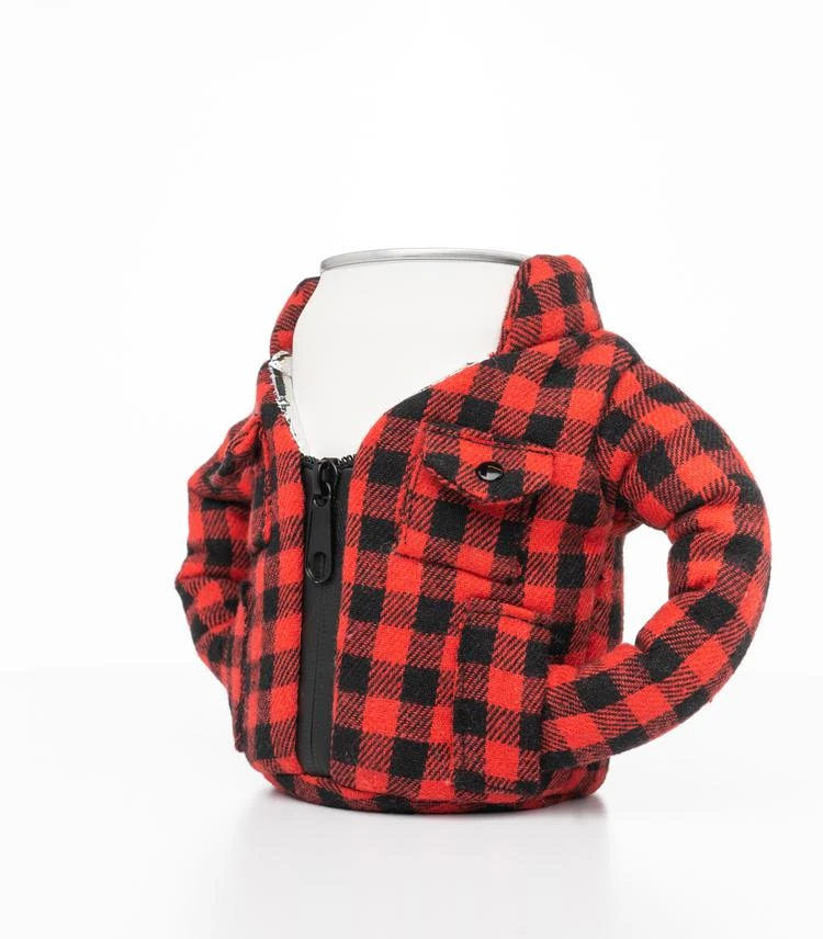 Puffin Coolers- Beverage Flannel Camping Gear