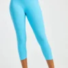 YEAR OF OURS Ribbed Capri Legging Pisces Blue