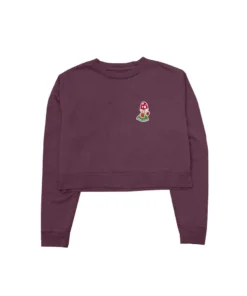 Parks Project Shroom Cropped Crewneck Sweatshirt