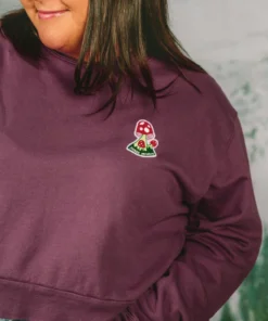 Parks Project Shroom Cropped Crewneck Sweatshirt