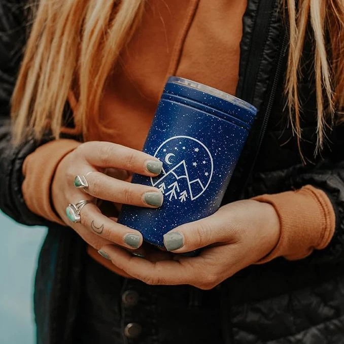 Made Of Mountains Starry Night Tumbler Camping Gear