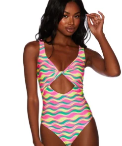 Beach Riot Tyler One Piece Swim Suit 90's Wave Home Page