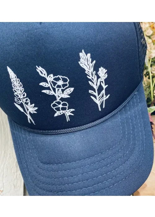 Made Of Mountains Wild And Free Trucker Hat Home Page