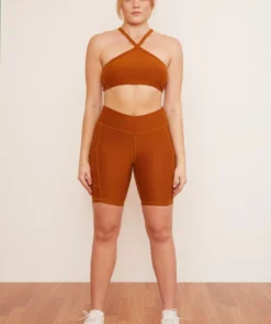 Wolven Turmeric Racerback Bra