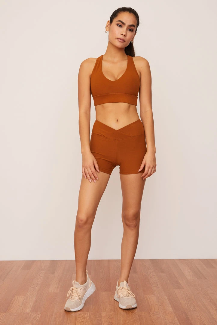 Wolven Turmeric Racerback Bra