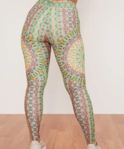 Wolven Fauna Ruched Crossover Legging Home Page