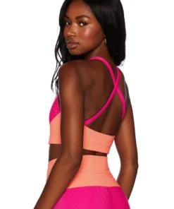 Beach Riot Norah Top Magenta Coral
