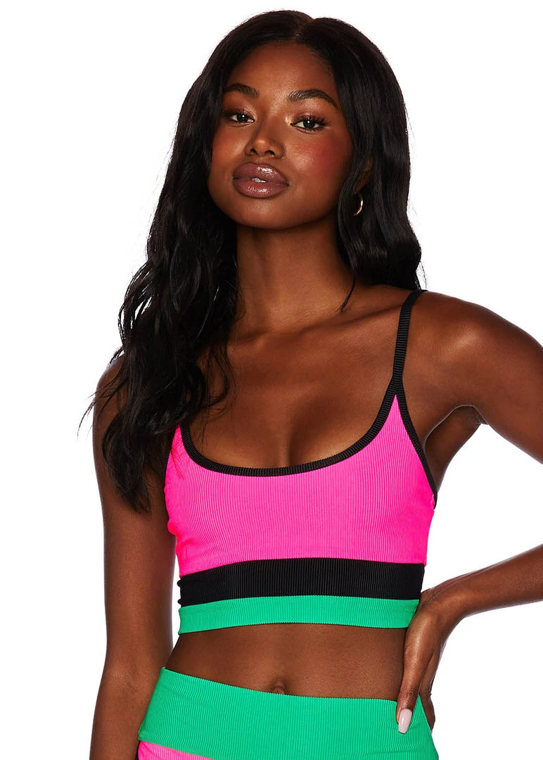 Beach Riot Eva Top Watermelon Colorblock Home Page
