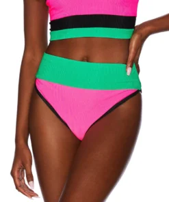 Beach Riot Emmy Bottom- Watermelon Colorblock