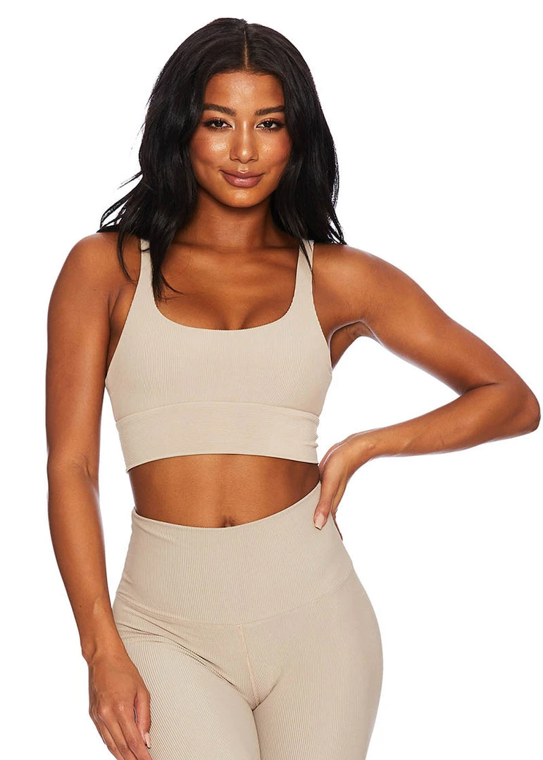 Beach Riot Studio Lover Leah Top Taupe